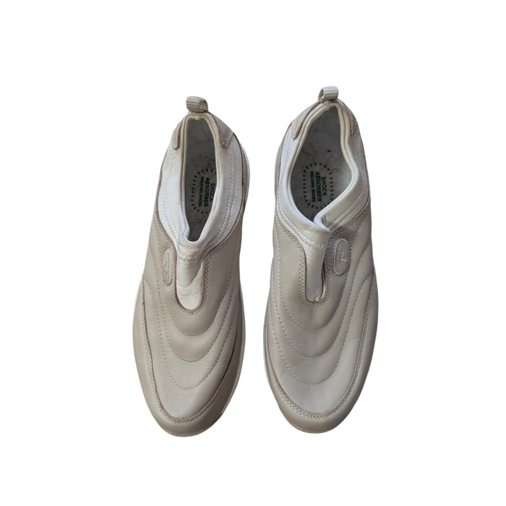 Propét Men’s Slip-On Walking Shoes Size 9 Tan Beige EUC